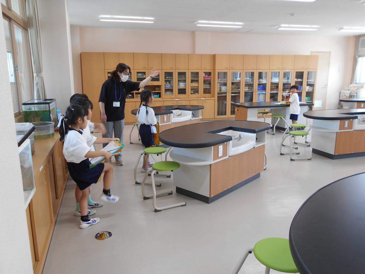 【1年生】学校探検に出発!