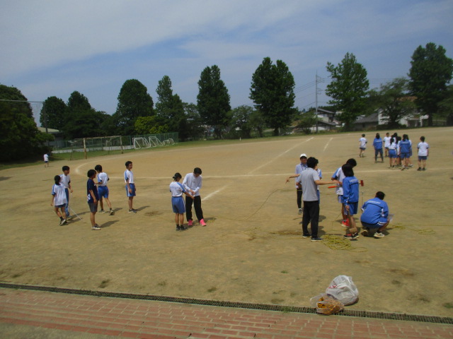 5月20日(水)8年生 スポフェス準備