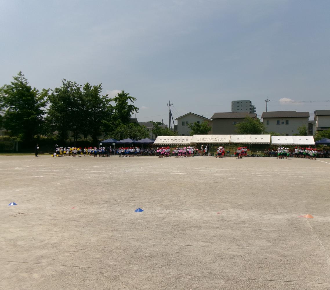 運動会予行練習でした