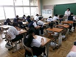 理科の単元テストが行われました