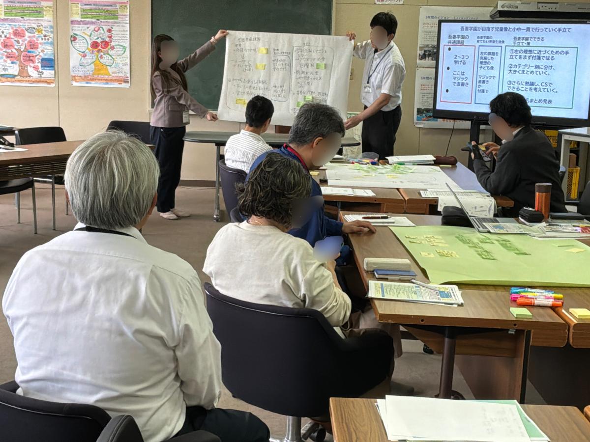 【学校より】第1回コミュニティースクール協議会が行われました