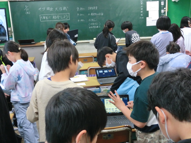6年生にインタビュー