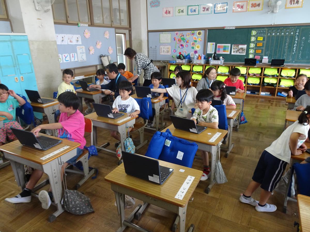 1年生、初めてのタブレットPC