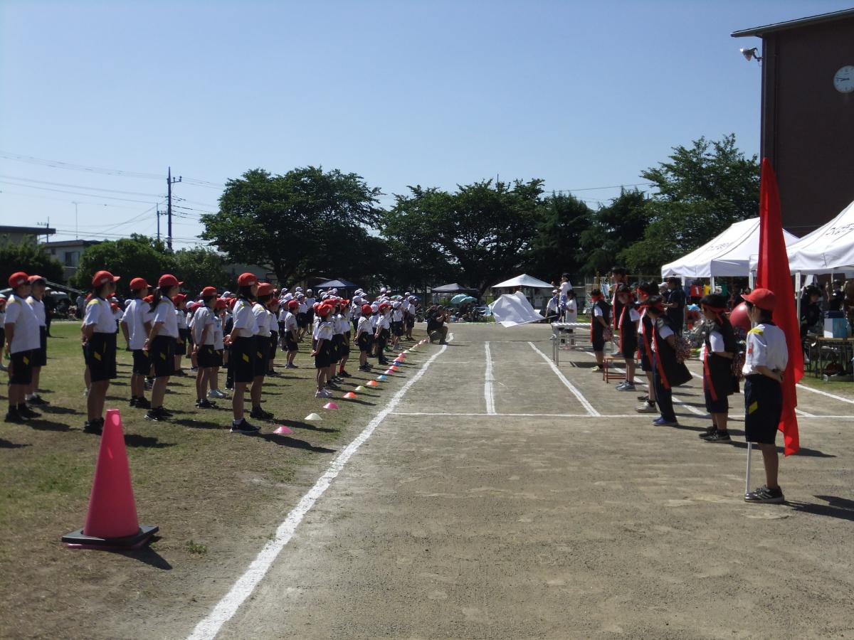 「エンジン全開 本気を出しきれ!吉沼小」運動会を実施!