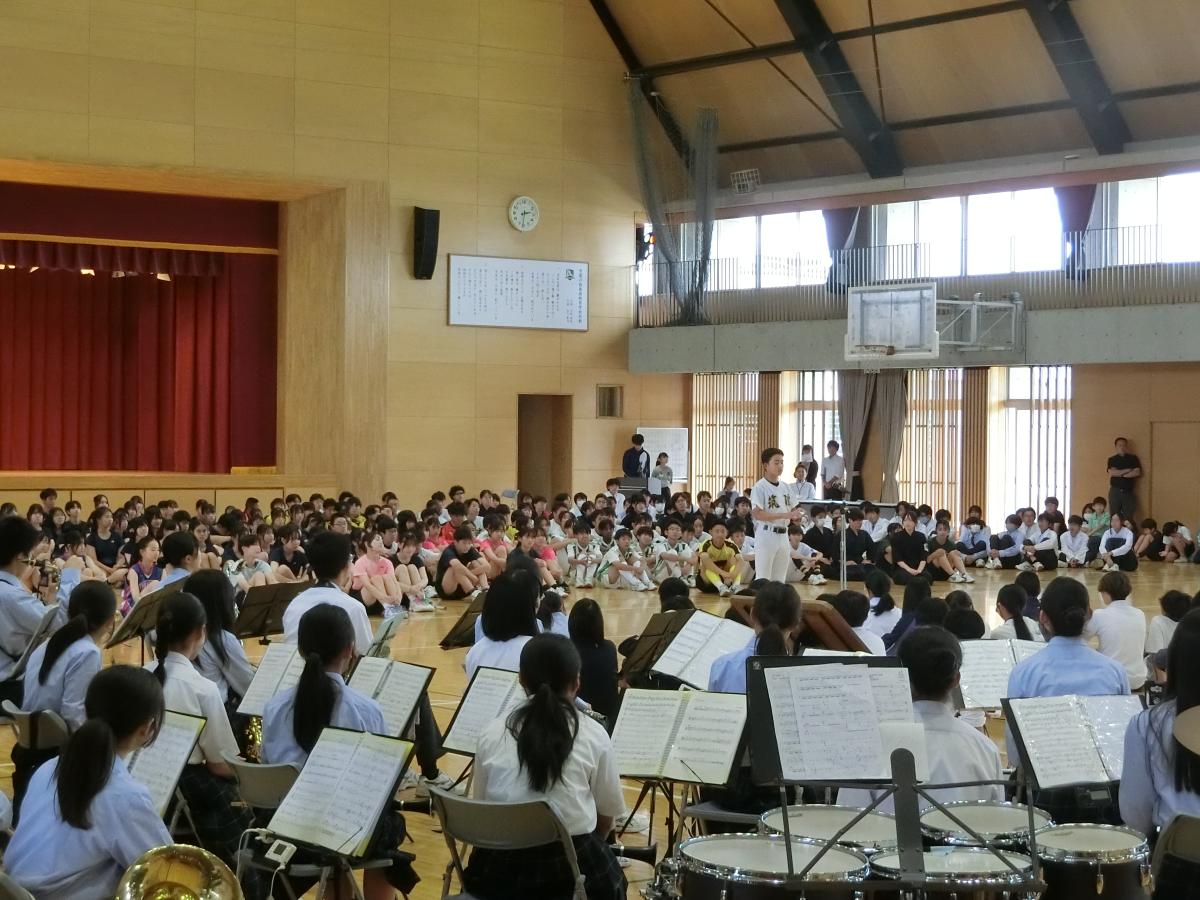 総合体育大会選手壮行会ならびに報告会