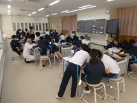 ヨウ素液を使って実験をしました!