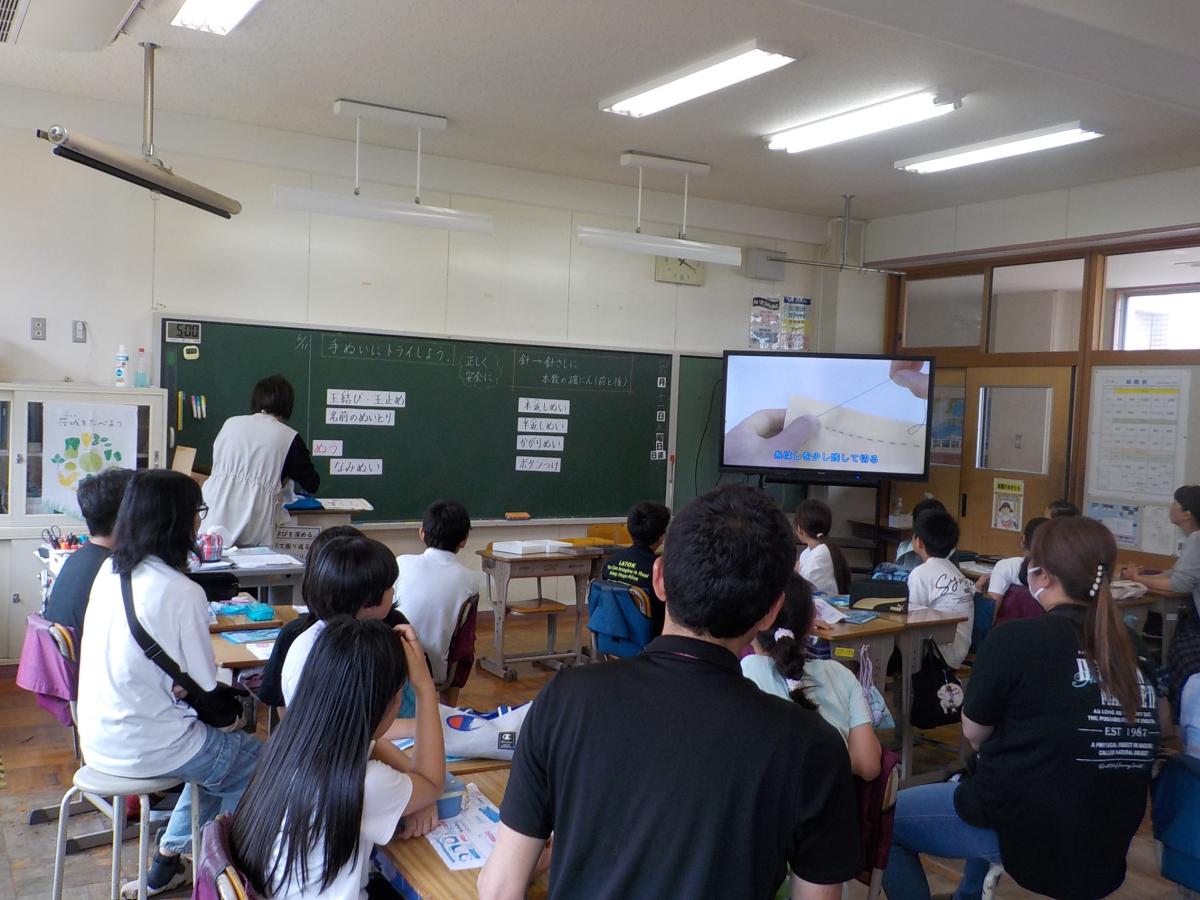 手縫いにチャレンジしました!