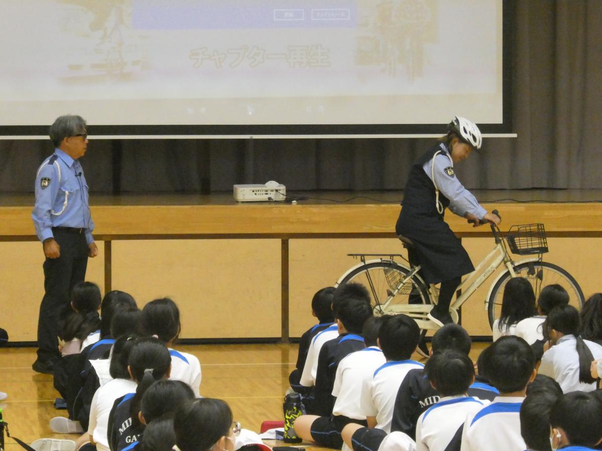 自分の命を守るために ~交通安全教室・自転車の正しい乗り方~