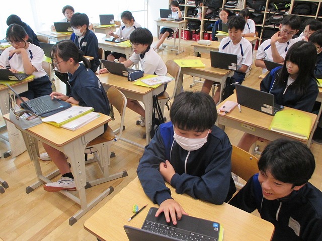 6月16日(火)技術科の授業(7年生)