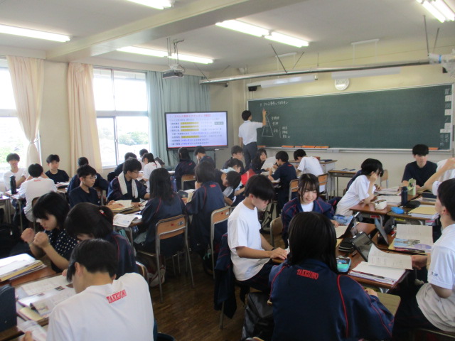 6月16日(火)相互授業参観:竹園高校