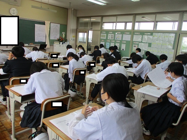 中間テストがんばりました