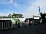 「おはようございます!!」(青少年相談員の皆様のあいさつ運動)