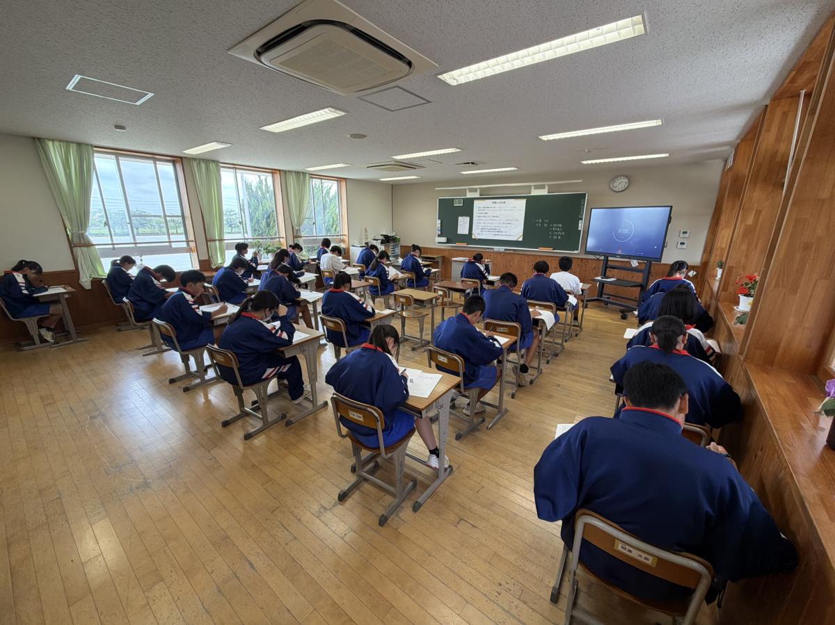 6月23日 第2回目の9年実力テストがありました。
