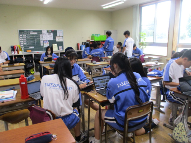 6月25日(木)9年生 技術
