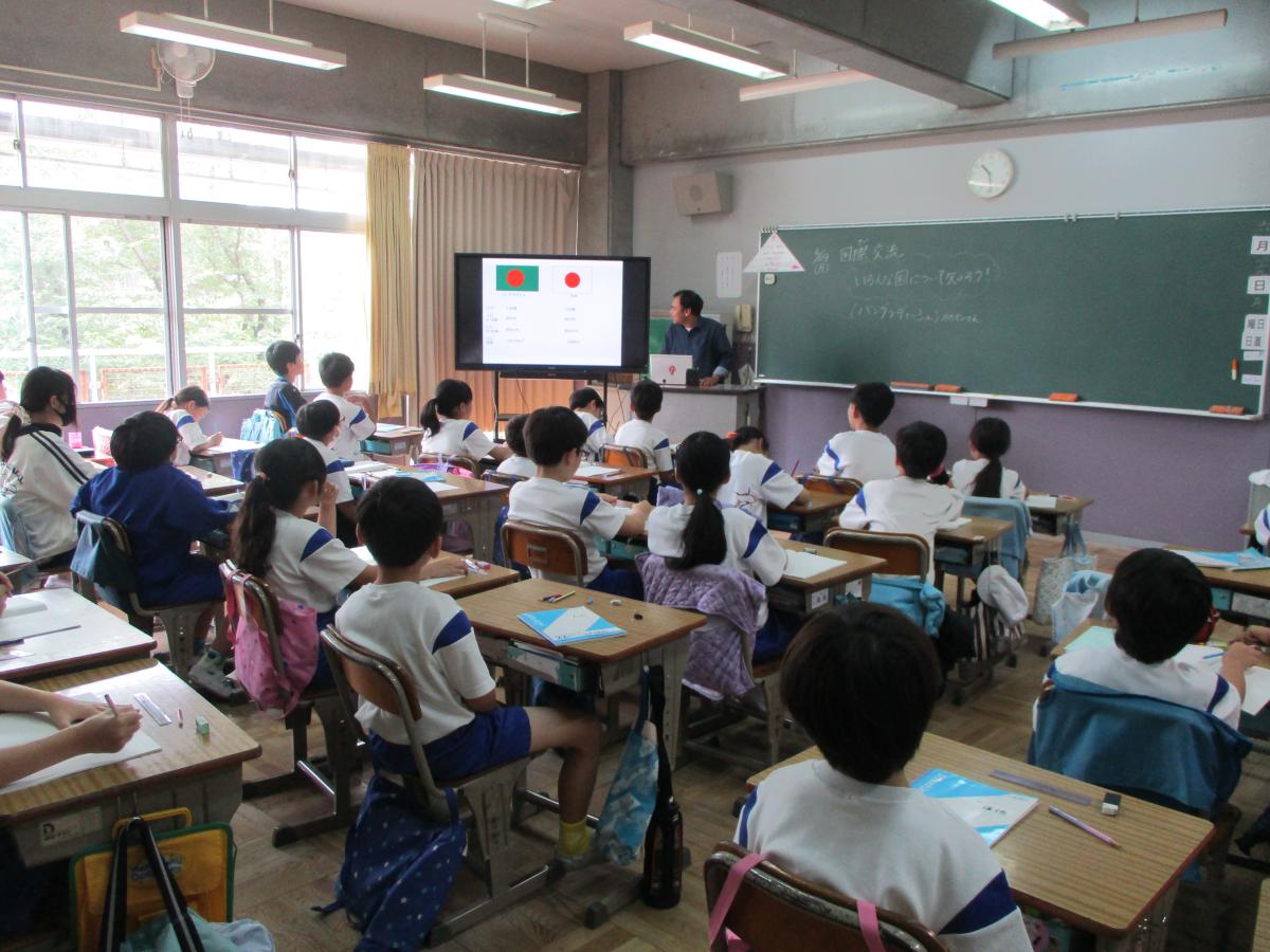 【4学年】国際交流