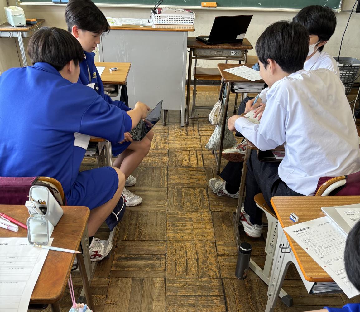 つくスタ:職場体験の事前学習を行いました