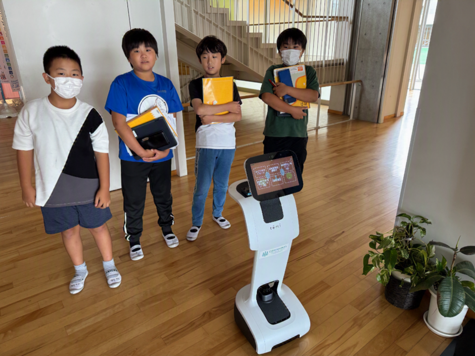 Temiでお客さんをお出迎え