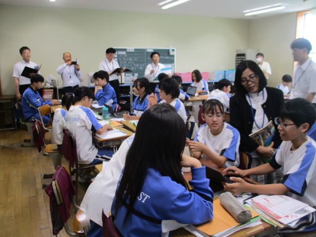 7月8日(水)学校訪問
