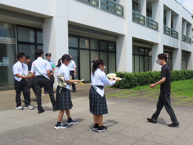 7月9日(木)「社会を明るくする運動」広報活動