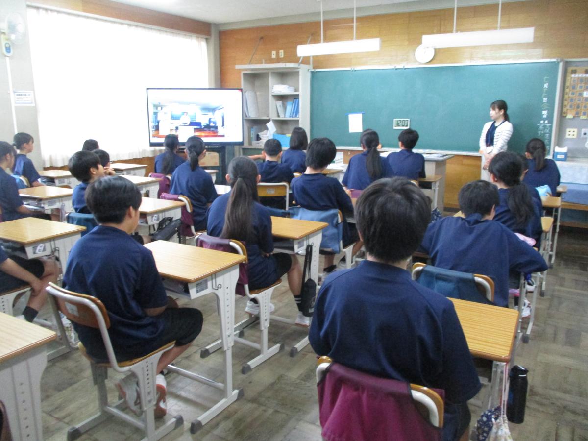 夏休み前の最終登校