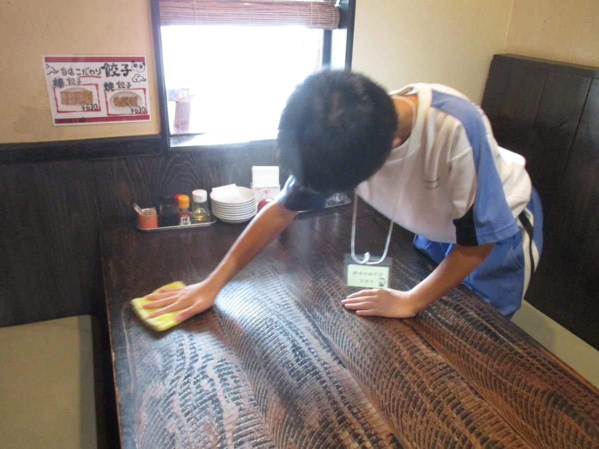 7月27日(月)8年生 職場体験1日目