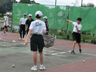 夏休み部活動④~男子テニス~
