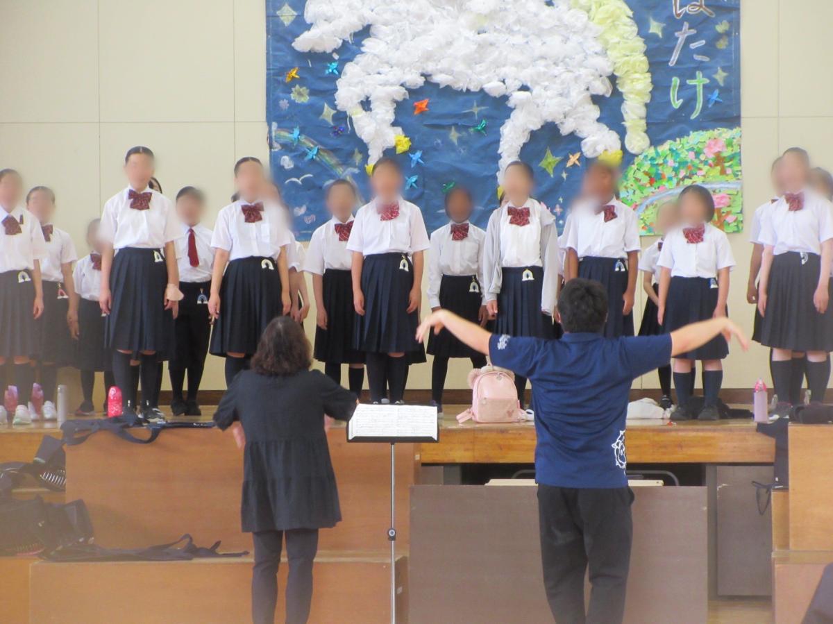 【学校より】本日、合唱部TBSコンクールに出場します