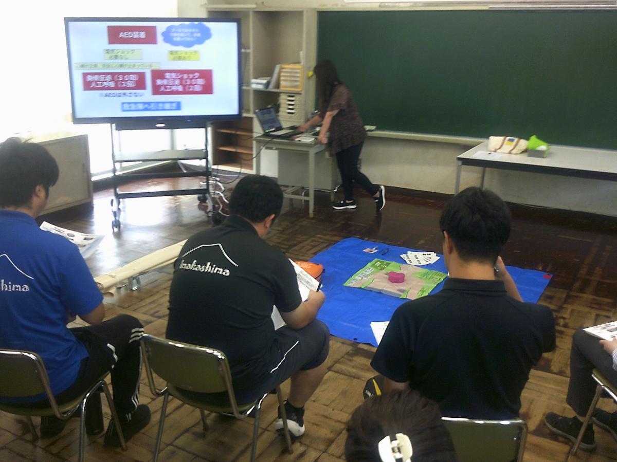 救急法職員研修を行いました