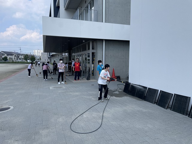 エアコンフィルター清掃