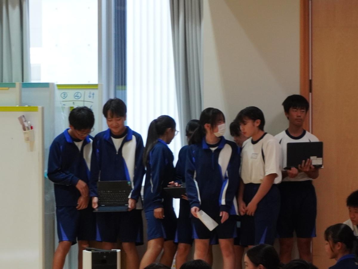 【8年生】夏休み明けの集会