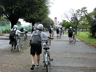 9/7 2時間遅れ登校の様子について