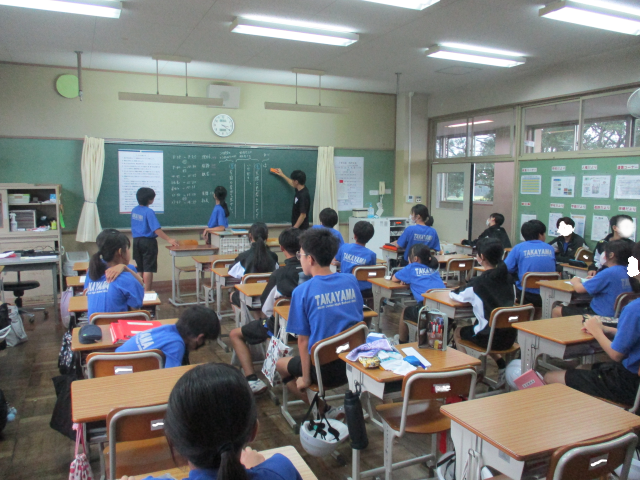 7年生 職場見学のお礼状