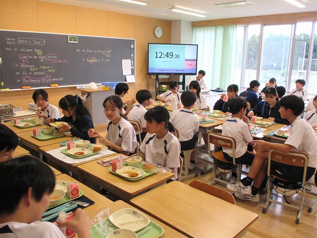 9月10日(木)給食の時間