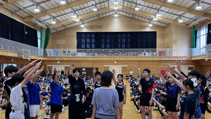9月15日(火)市新人戦壮行会
