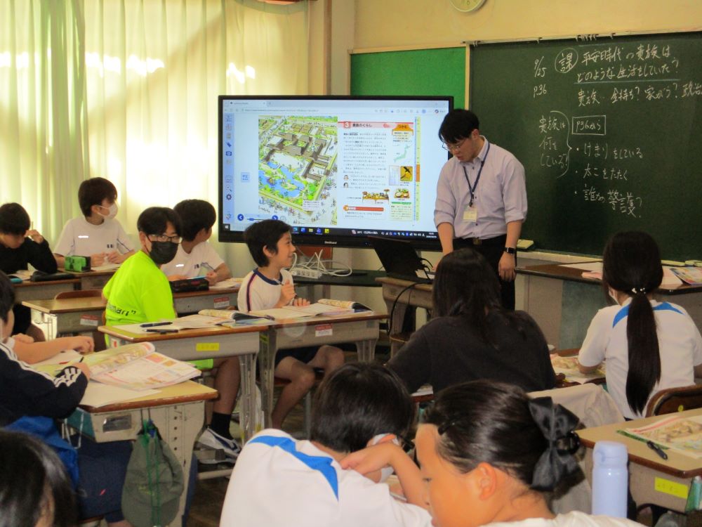 2回目の授業参観が行われました