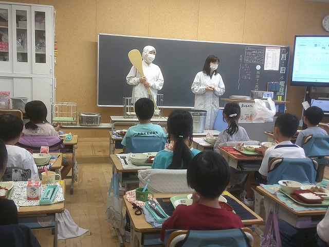 給食から学ぶ健康な体づくり