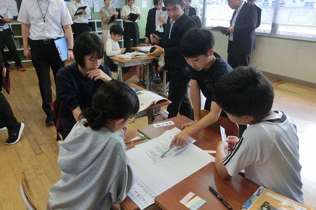 学校訪問がありました