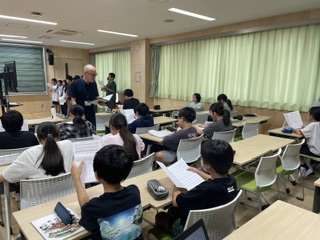 合唱の練習 始まりました