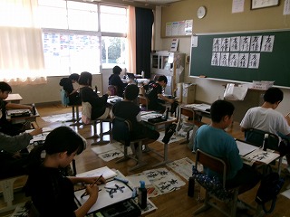 習字を頑張っています