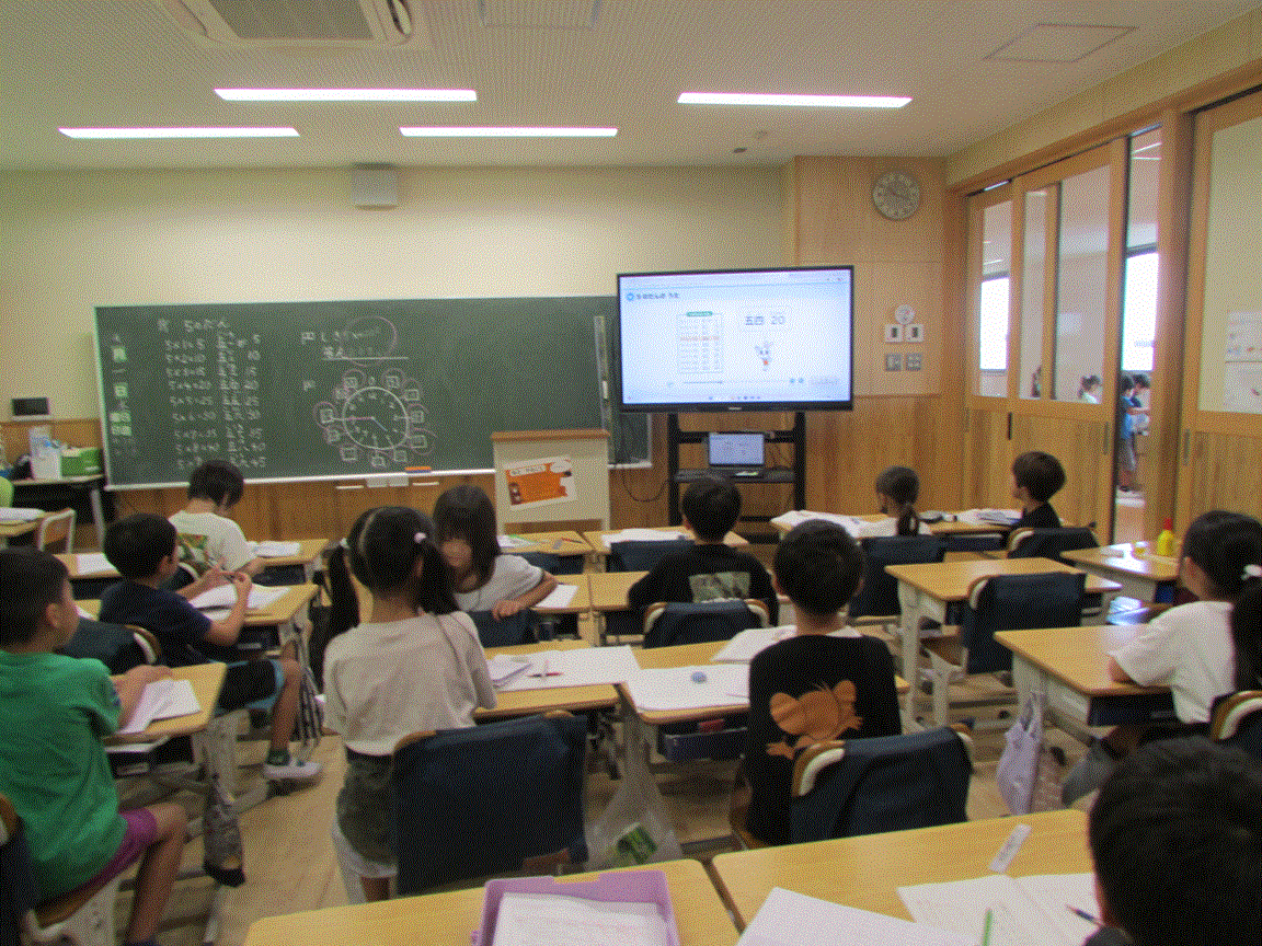 2年生 かけ算九九はじめました。