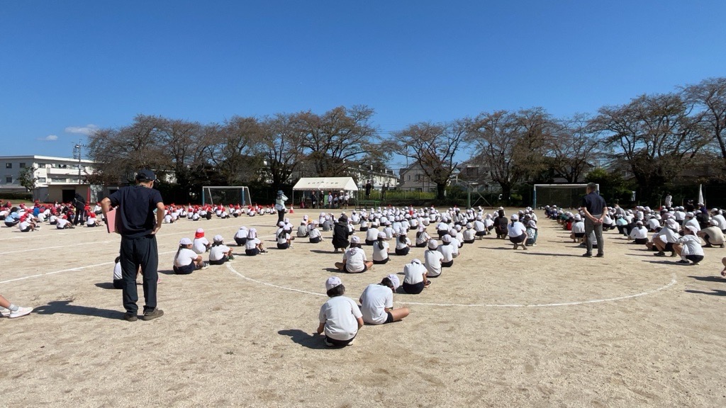 運動会の全体練習始まりました!