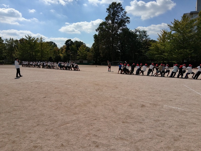 【5・6年生】運動会綱引きの練習をしました!