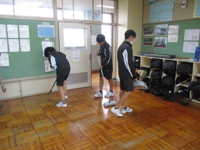 合唱も清掃も一生懸命に