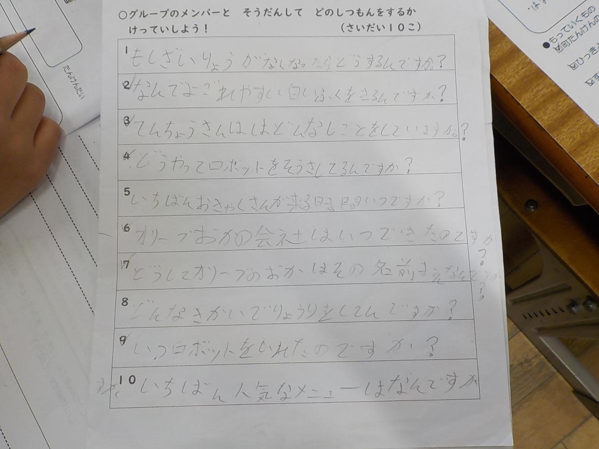 町探検の準備がすすんでいます