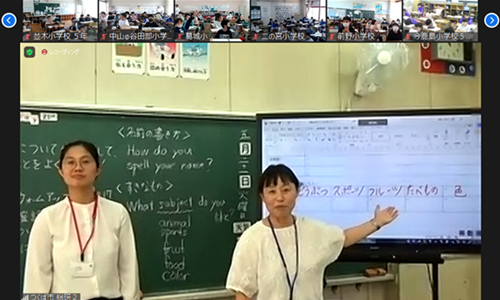 市内の５年生が一緒に英語の学習をしました！詳細をみる