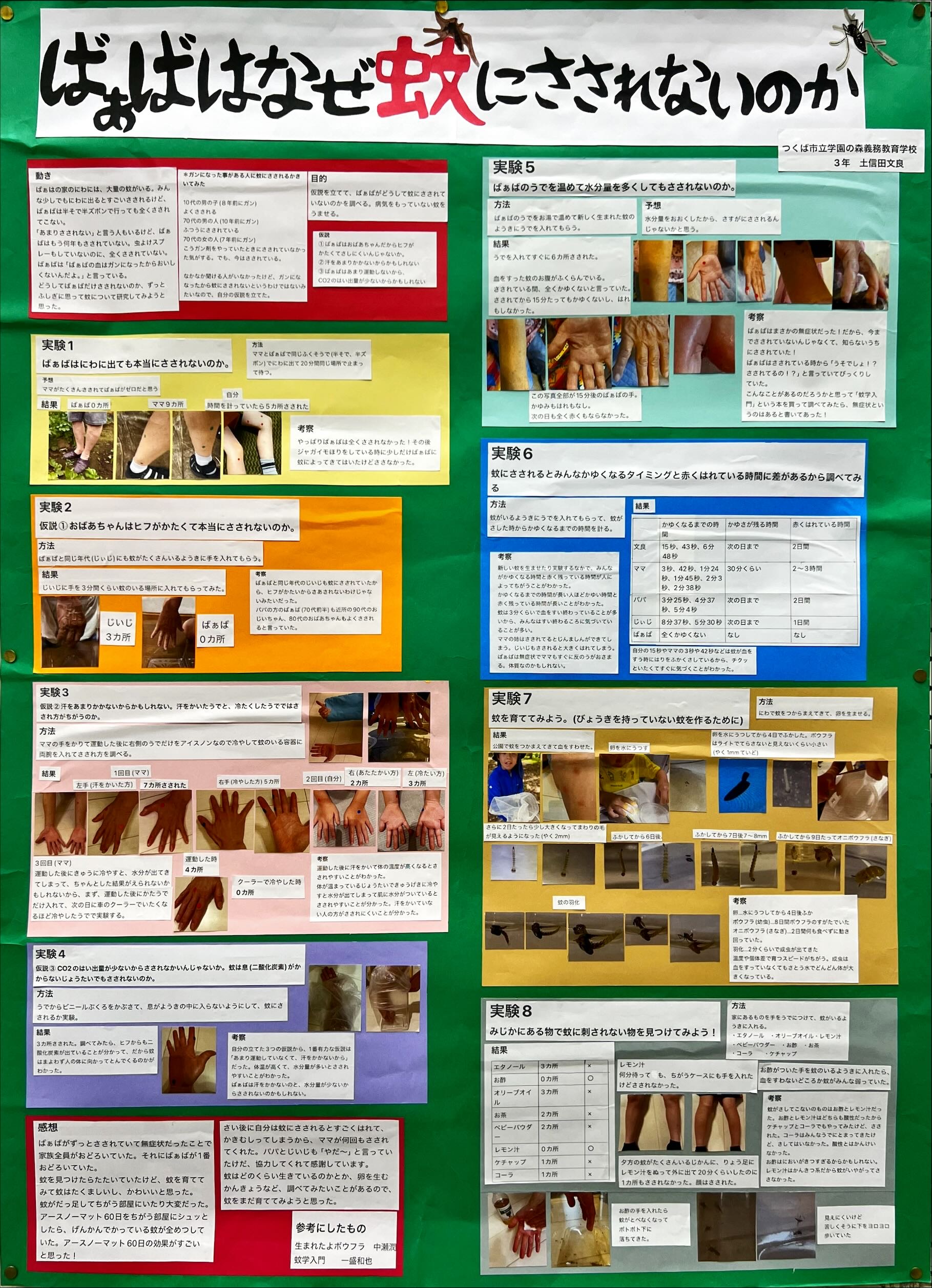 ばぁばはなぜ蚊にさされないのか